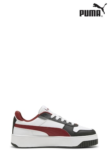 Puma White Womens Carina Street Sneakers (AP7517) | £55