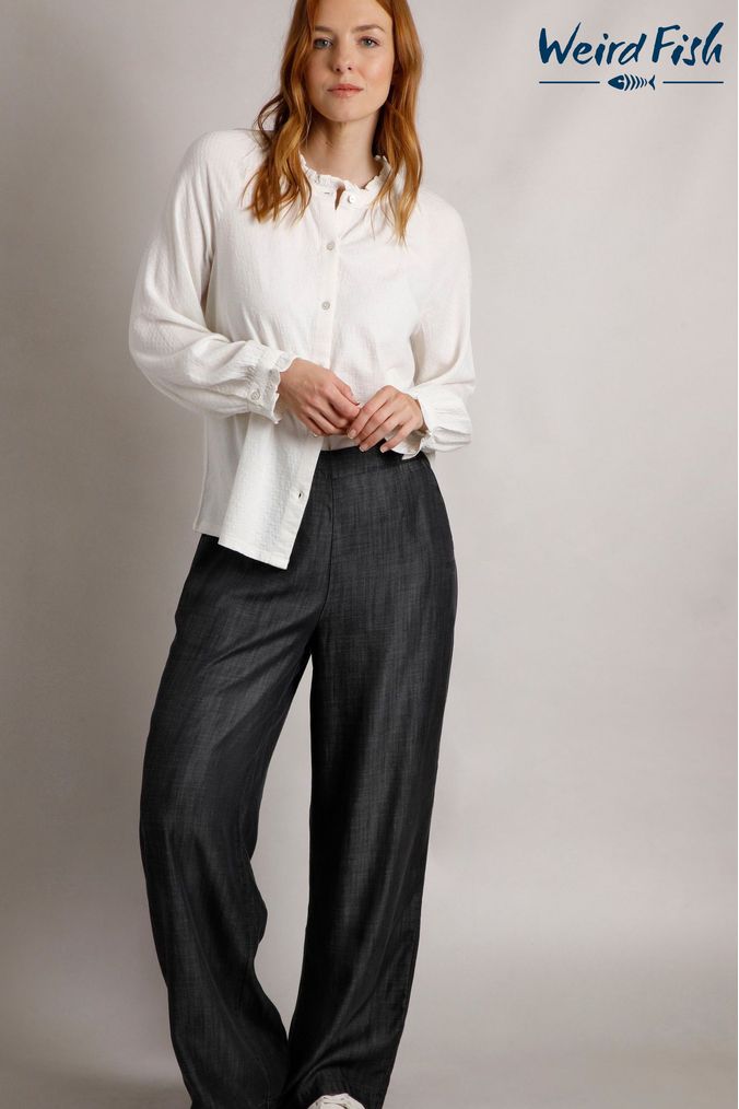 Buy Women s 100 Cotton Elasticated Trousers Online Next UK
