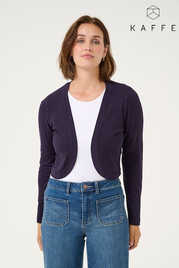 Kaffe Slim Fit Purple Kaastrid Bolero Long Sleeves Cardigan (AP7903) | £30