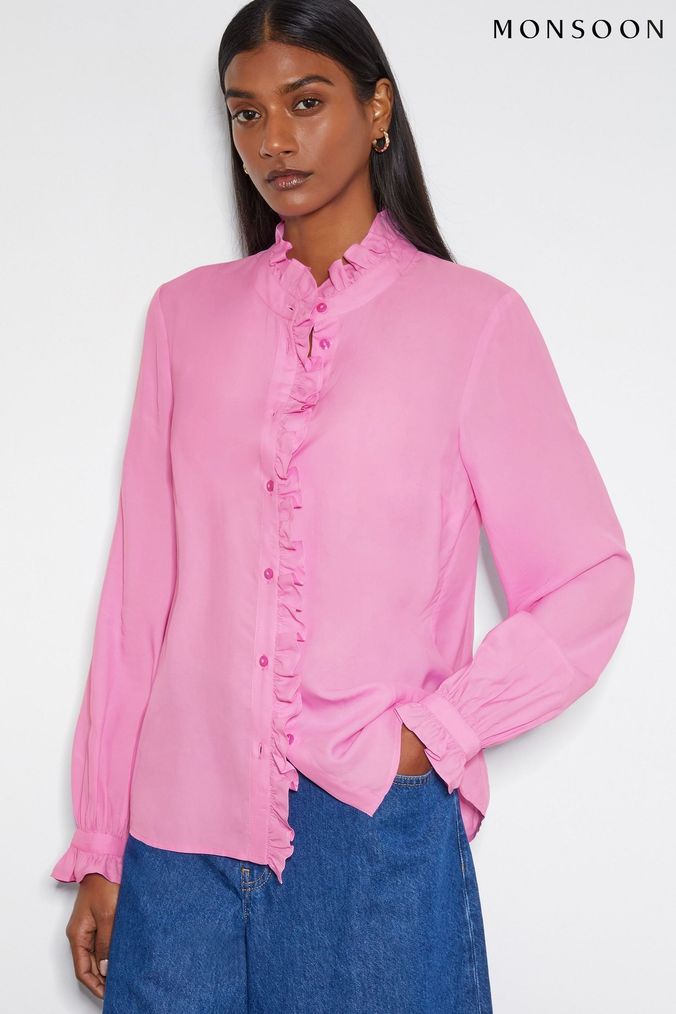 Pink high neck top online
