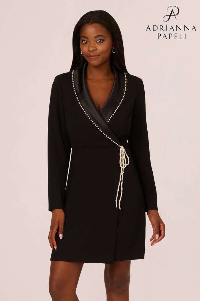 Next wrap dress black cheap