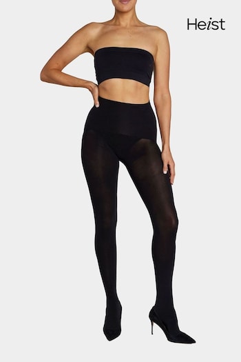 Heist The Eighty Contour Shaping Opaque Black Tights (AR3973) | £45