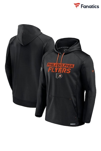 Fanatics NHL Philadelphia Flyers Authentic Pro Rink Poly Fleece Pullover Black Hoodie (AR4200) | £70