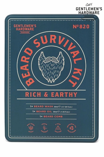 Gentleman’s Hardware Beard Survival Kit (AR8887) | £22.44