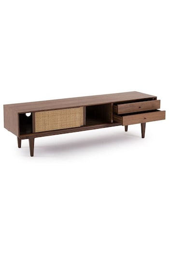 La Redoute Intérieurs Dalqui Walnut & Cane TV Unit (AR9513) | £975