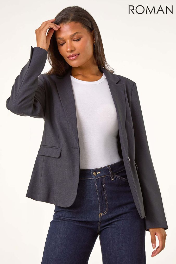 Women s Blue Suit Jackets Next Official Site