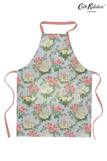 Cath Kidston Pink English Rose Easy Adjust 100% Cotton Apron (AT0984) | £25