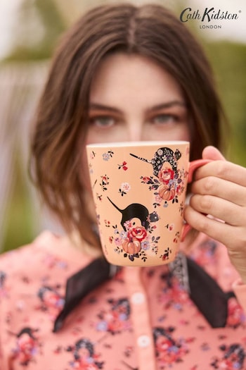 Cath Kidston Set of 4 Orange Halloween Scaredy Cat Stanley Mugs (AT0985) | £40