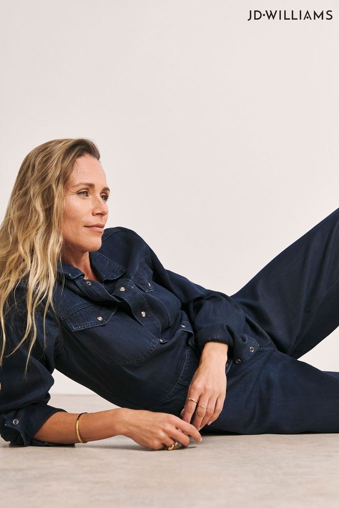 Next denim boiler suit discount