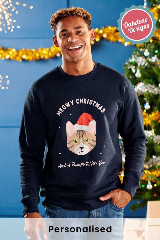 Christmas jumpers cat new arrivals