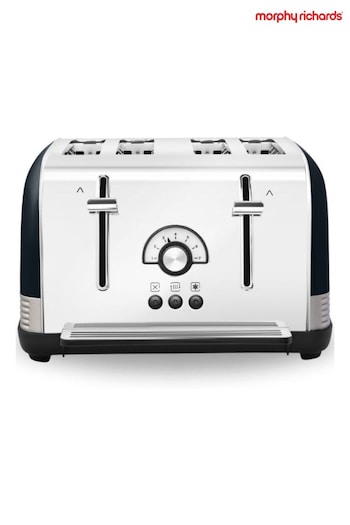 Morphy Richards Black Venture Retro 4 Slice Toaster (AT2364) | £0