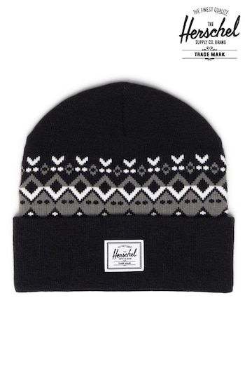 Herschel Supply Co. Elmer Black Beanie (AT2683) | £30