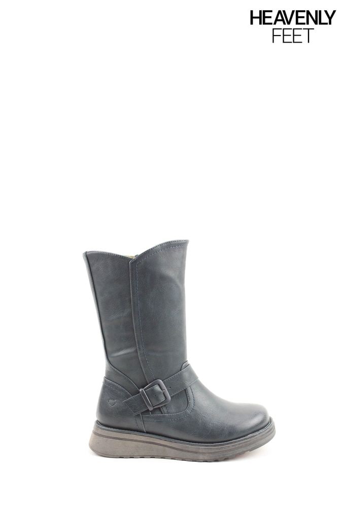 Women s Grey Knee High Boots Next UK