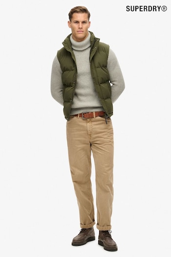 Superdry Green Non-Hooded Everest Gilet (AT3129) | £95