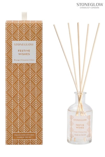 Stoneglow Festive Wishes Reed Diffuser 100ml (AT3163) | £23