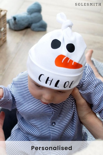 Solesmith Personalised Christmas Reindeer Baby Hat (AT3461) | £18