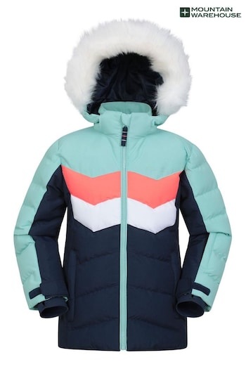 Mountain Warehouse Blue Kids Arctic Water Resistant Ski Jacket (AT3677) | £80