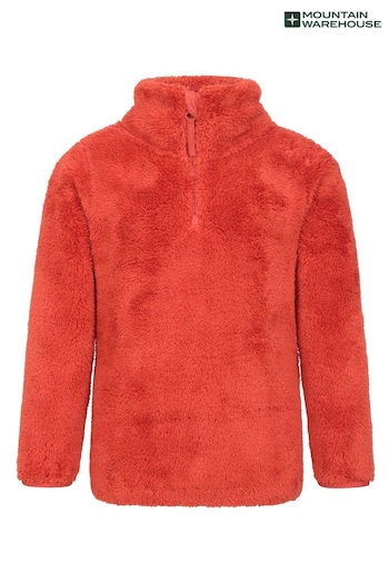 Mountain Warehouse Orange Teddy Kids Half-Zip Fleece (AT3744) | £20