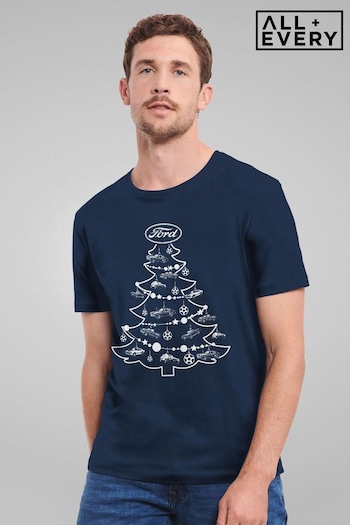 All + Every Blue Ford Levis Tree Baubles Men's T-Shirt (AT3868) | £25