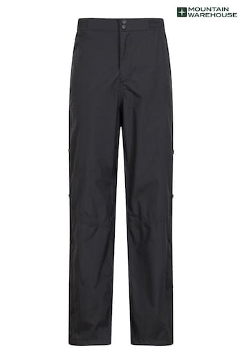 Mountain Warehouse Black Womens Regular Length Extreme Downpour Overtrousers (AT4109) | £65