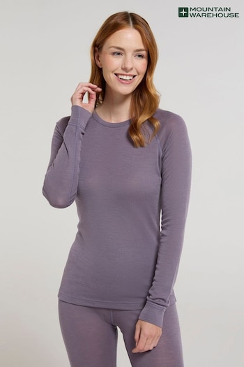 Mountain Warehouse Purple Womens Merino II Thermal Top (AT4111) | £48