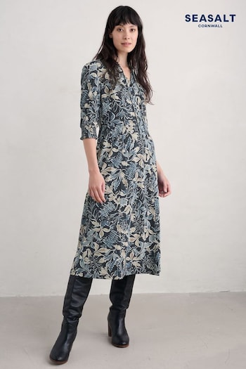 Seasalt Cornwall Blue Foxtrot Dress (AT4241) | £70