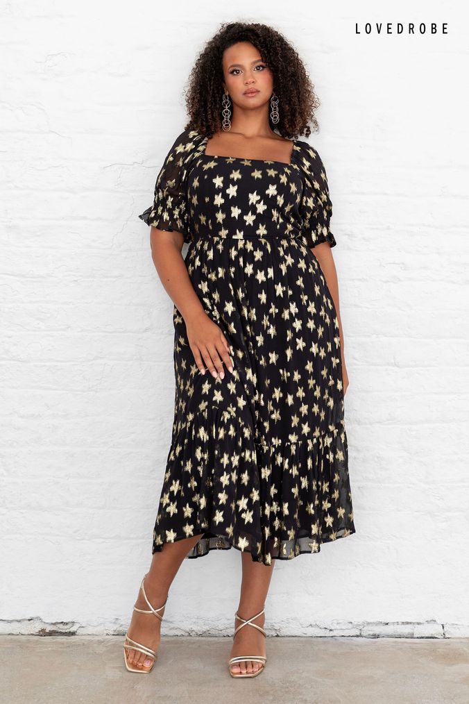 Buy Women s 18 Evans Lovedrobe Short Sleeve Print Dresses Online ArvindShops