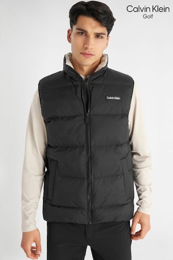 Calvin Klein Golf Winnsboro Padded Black Gilet (AT5228) | £110