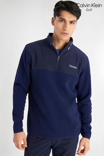 Calvin Klein Golf Blue Hybrid Polar Fleece (AT5469) | £70