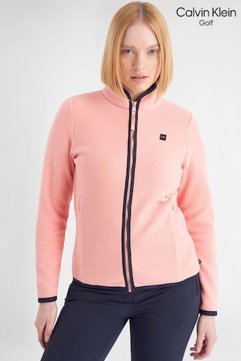 Calvin Klein Golf Orange Alvardo Full Zip Fleece (AT5624) | £70