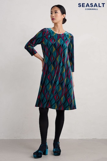 Seasalt Cornwall Dark Jade Mahonia Dress (AT5758) | £80