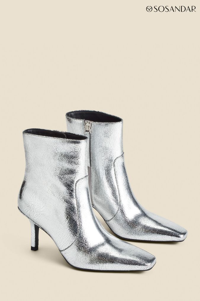 Silver Boots For Women Silver Cowboy Boots Next Official Site