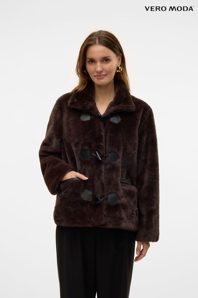 Vero moda teddy borg jacket hot sale