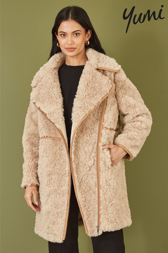 Next womens teddy bear coat online