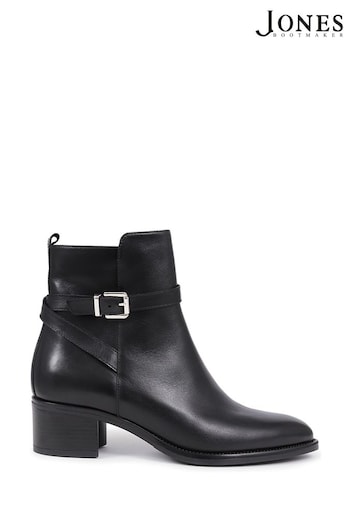 Jones Bootmaker Kyra Leather Black boots ZER (AT7941) | £130