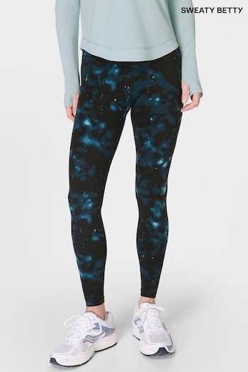 Sweaty Betty Navy Blue Power Workout Leggings (AT8220) | £88