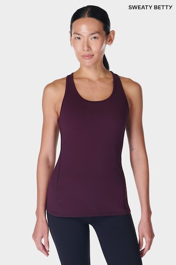 Sweaty Betty Purple Power Medium Impact Gym Tank (AT8441) | £60