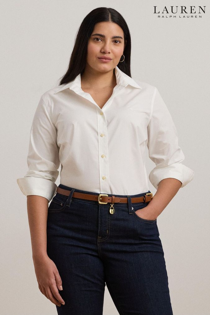 Buy Women s Shirts Lauren Ralph Lauren Long Sleeve Tops Online Next UK