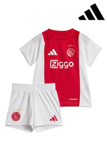 adidas White Ajax Home Babykit 2024-25 (AT8681) | £40