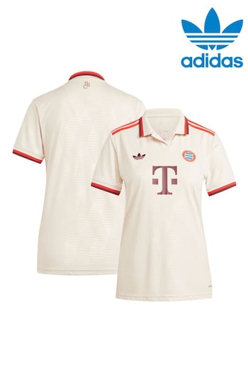 adidas White Womens FC Bayern Third Shirt 2024-25 (AT8683) | £80