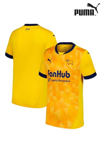 Puma Orange Kids Derby County Third Shirt 2024-25 (AT8716) | £50