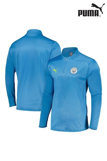 Puma Blue Manchester City Training Fleece (AT8837) | £70