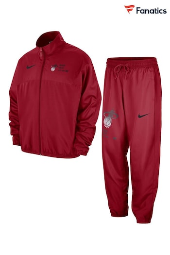 Fanatics Red NBA Miami Heat Dri-FIT Courtside Tracksuit (AT8845) | £125