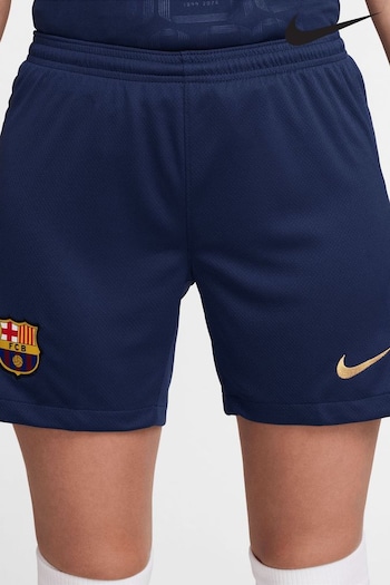 Nike Blue Womens Barcelona Home Stadium Shorts 2024-25 (AT8880) | £45