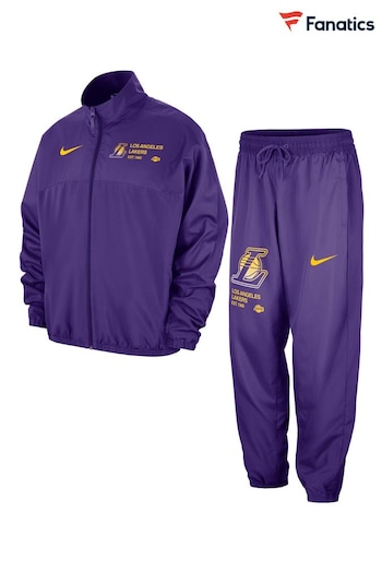 Fanatics Purple NBA Los Angeles Lakers Dri-FIT Courtside Tracksuit (AT8885) | £125