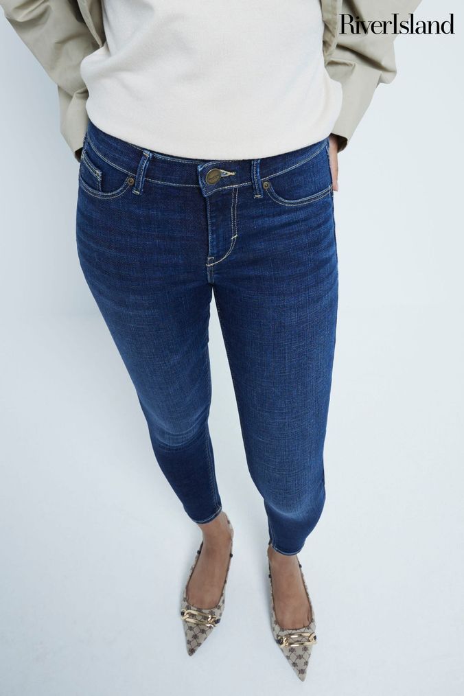 Buy Women s River Island Petite Jeans Online Next UK