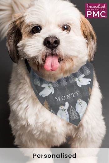 Personalised The Snowman Dog Bandana by PMC (AT9032) | £15