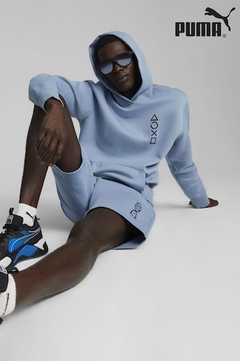 Puma Blue Mens Playstation Hoodie (AT9097) | £70