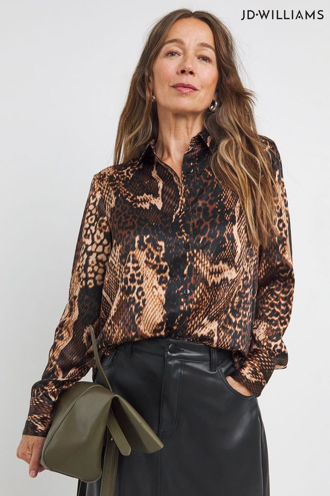 Jd williams zebra print skirt top