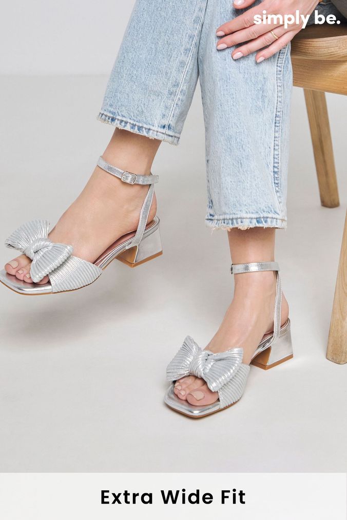 Buy Women s Silver X Wide Footwear Online Next UK